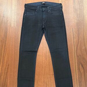 PAIGE Croft Skinny Jeans Dark Wash - ROWAN Coated Wash - 29x31